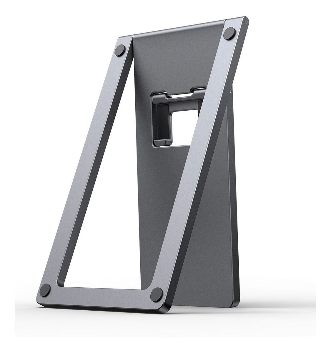 Soporte Escritorio Para Smartphone Tablet Metal Baseus Gris – imagen 2