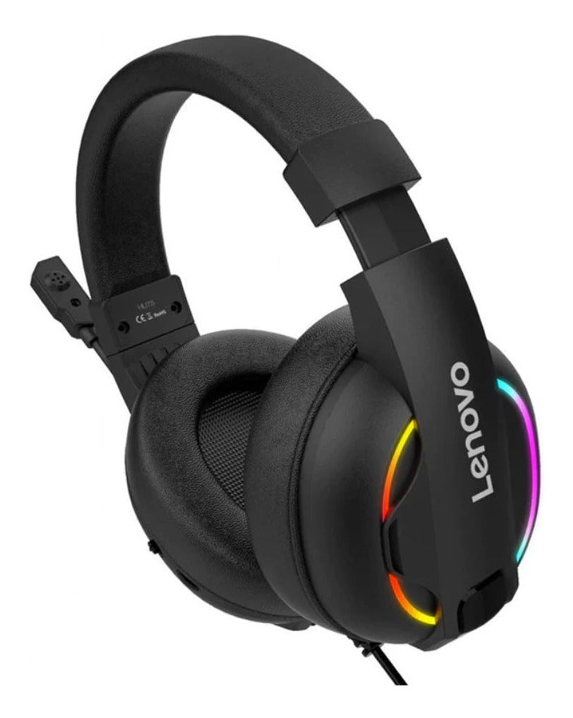 Audífonos Gamer Lenovo Hu75 Over Ear Usb Jack 3.5mm Ps4 Ps5 – imagen 2