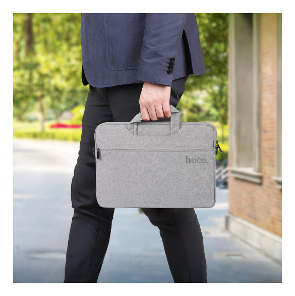 Bolso Notebook 15.6 Pulgadas Hoco Gt1 Gris – imagen 2