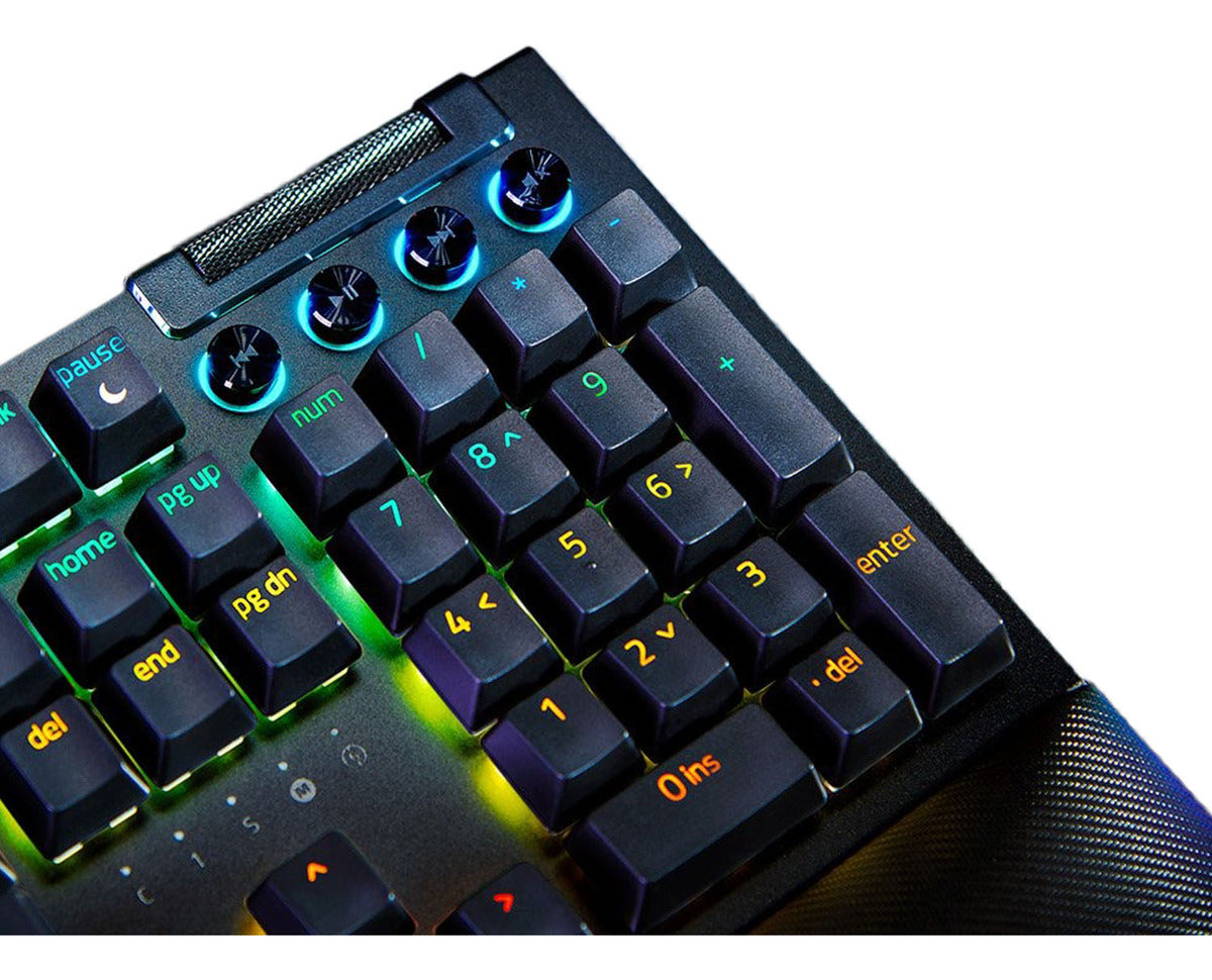 Teclado Gamer Razer Blackwidow V4 Switch Green Ingles Negro – imagen 4