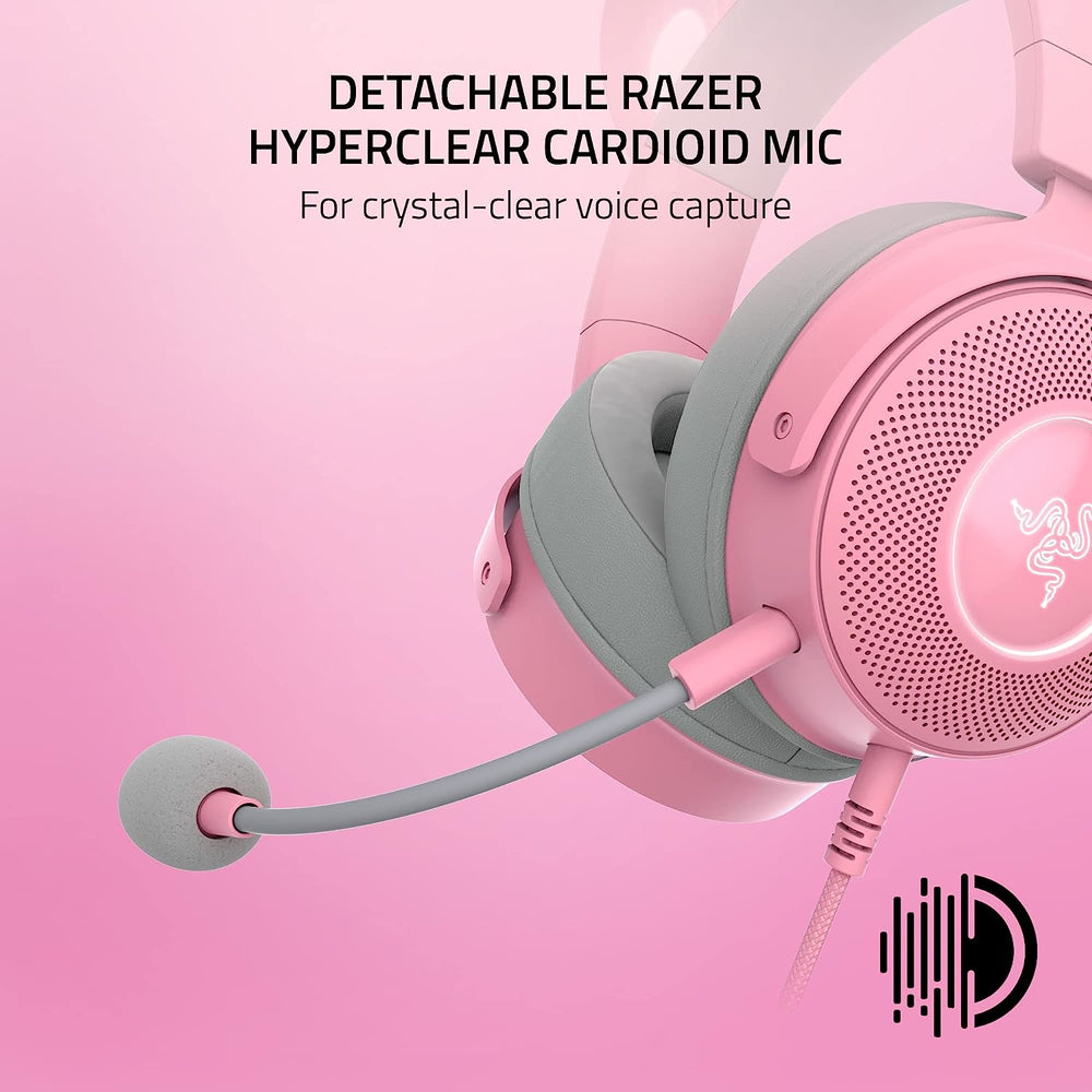Audifono Gamer Razer Kraken Kitty V2 Pro Chroma Usb Rosado – imagen 2