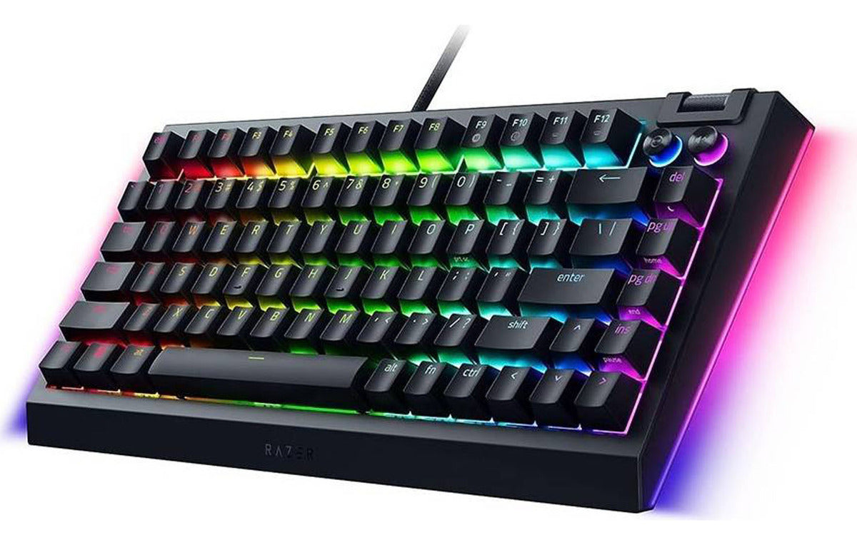 Teclado Gamer Razer Blackwidow V4 75% Switch Naranja Ingles Negro – imagen 3