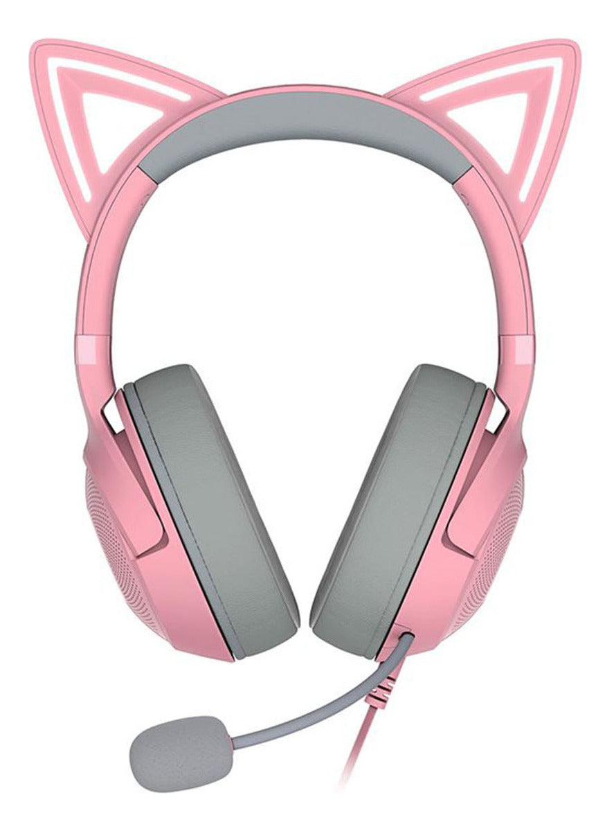 Audifono Gamer Razer Kraken Kitty V2 Usb Quartz Rosado – imagen 2