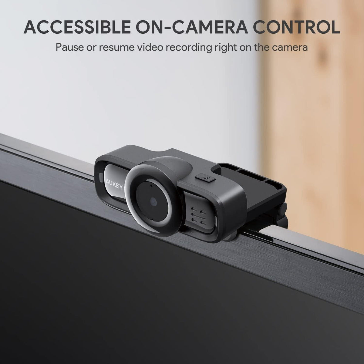 Webcam Aukey Autofocus 1080p Full HD Usb Negro – imagen 2