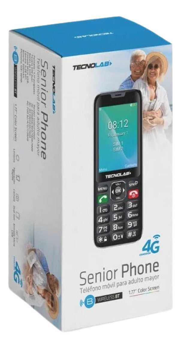 Celular Senior Tecnolab Tl487bk Telefono Adulto Mayor – imagen 3