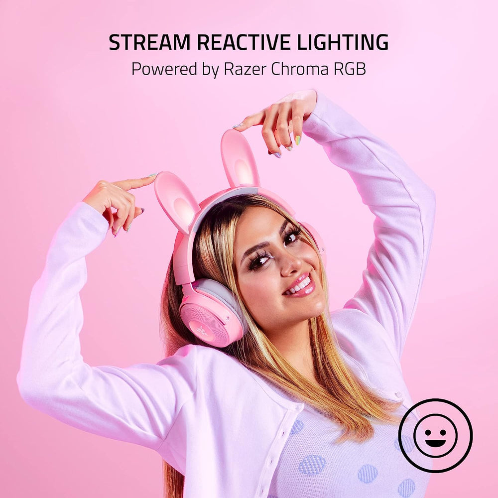 Audifono Gamer Razer Kraken Kitty V2 Pro Chroma Usb Rosado – imagen 3