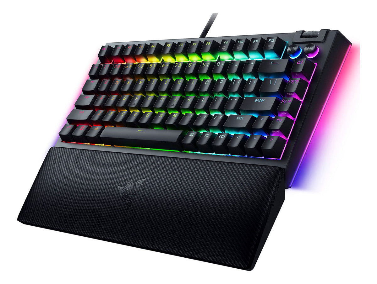 Teclado Gamer Razer Blackwidow V4 75% Switch Naranja Ingles Negro – imagen 2