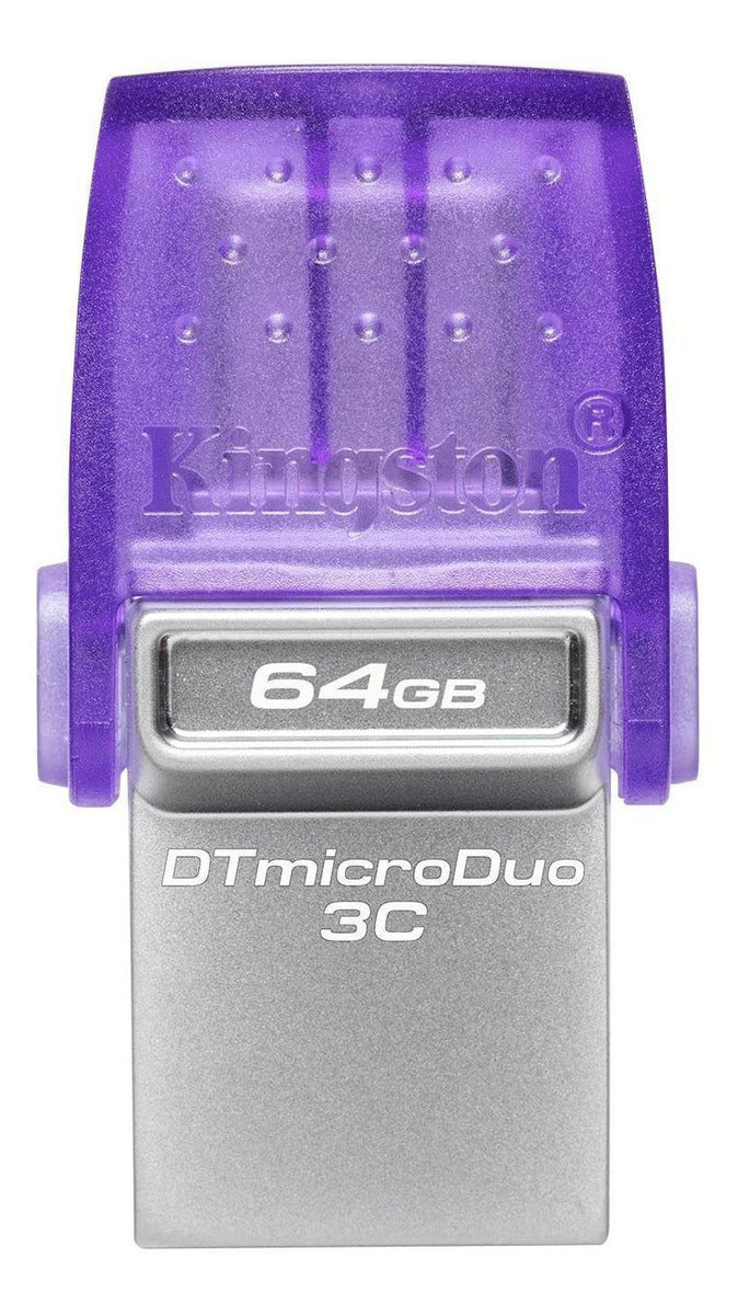 Pendrive Kingston Datatraveler Microduo 3c 64 Gb 3.2 Morado – imagen 2