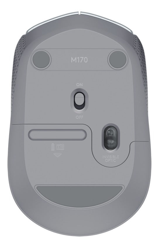 Mouse Wireless Logitech M170 Gris – imagen 2
