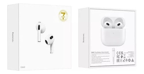 Audífonos Bluetooth Hoco Ew43 Audio Alta Calidad Blanco – imagen 2