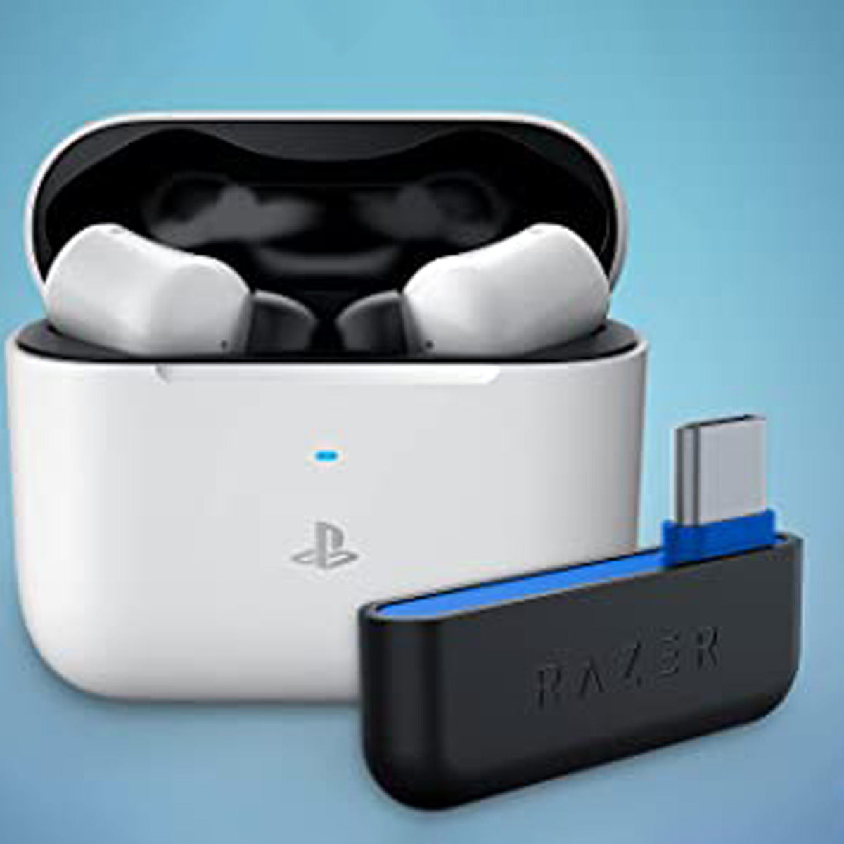 Audífonos Bluetooth Razer Hammerhead Hyperspeed Ps5 Blanco – imagen 3