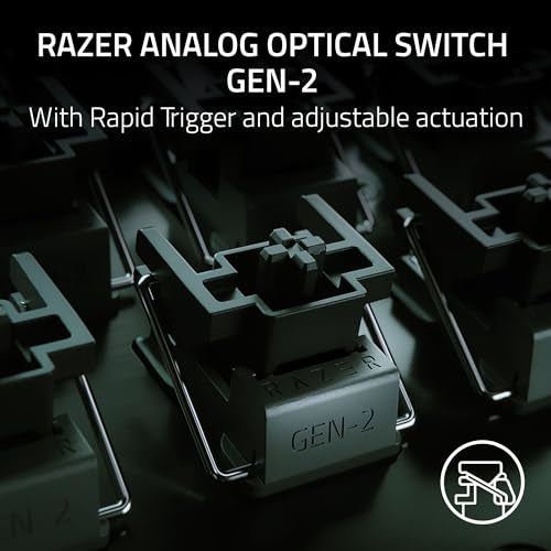 Teclado Gamer Razer Mecanico Huntsman V3 Pro Mini 60% Ingles Negro – imagen 4