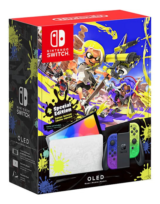 Consola Nintendo Switch Oled Splatoon 3 Limited Edition – imagen 5