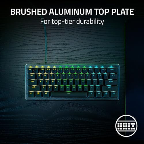 Teclado Gamer Mecanico Razer Huntsman V3 X Tkl Purple Rgb Español Negro – imagen 3