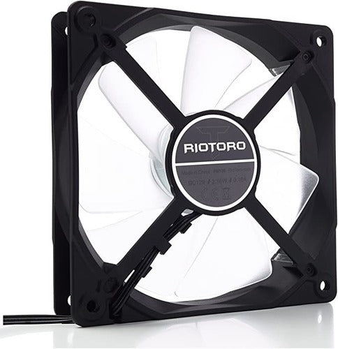 Ventilador Riotoro Cross X Classic Fw120 Blanco – imagen 2