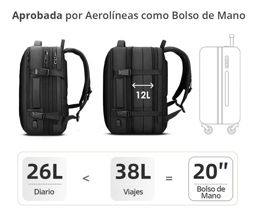 Mochila Dell Ecoloop 15" Urban Gris P/N 460-BDJQ – imagen 5