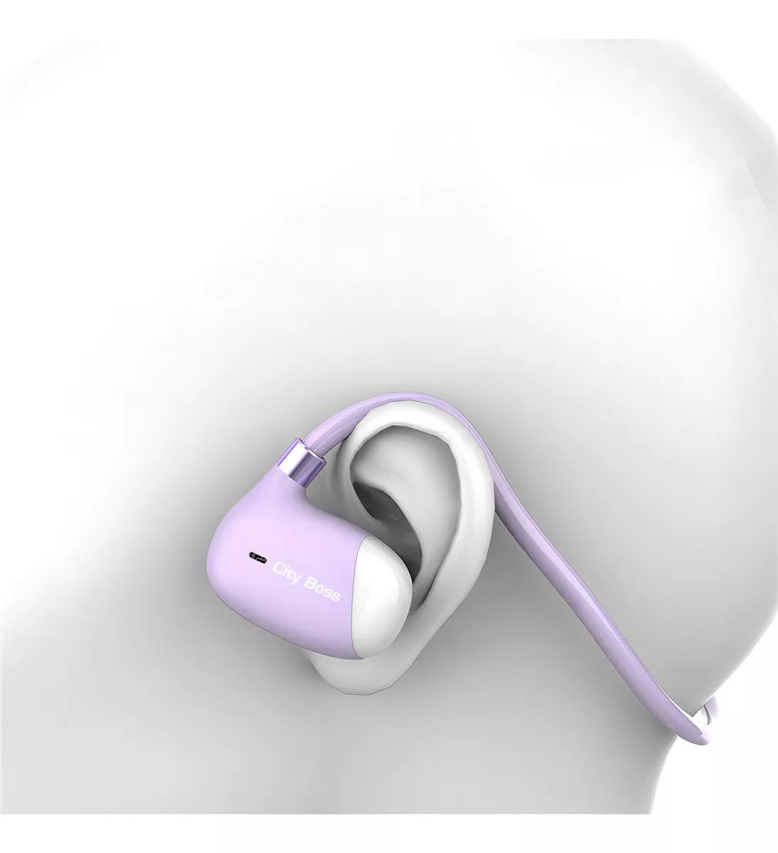 Audífonos Bluetooth Deportivo Miccell Vq-bh80 Morado – imagen 3