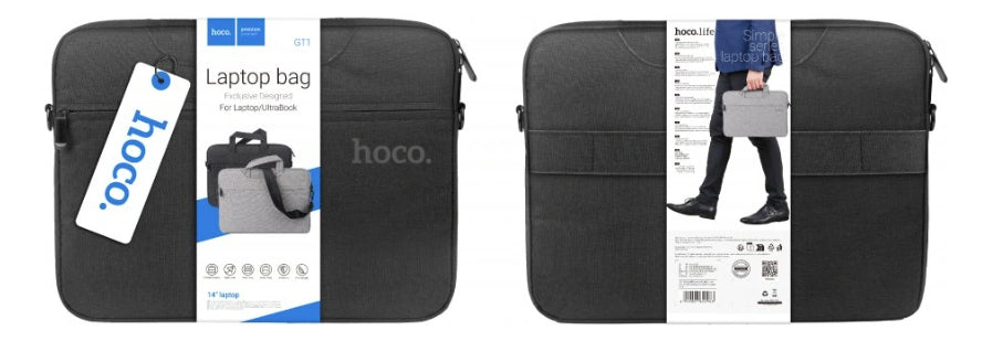 Bolso Notebook 15.6 Pulgadas Hoco Gt1 Negro – imagen 2