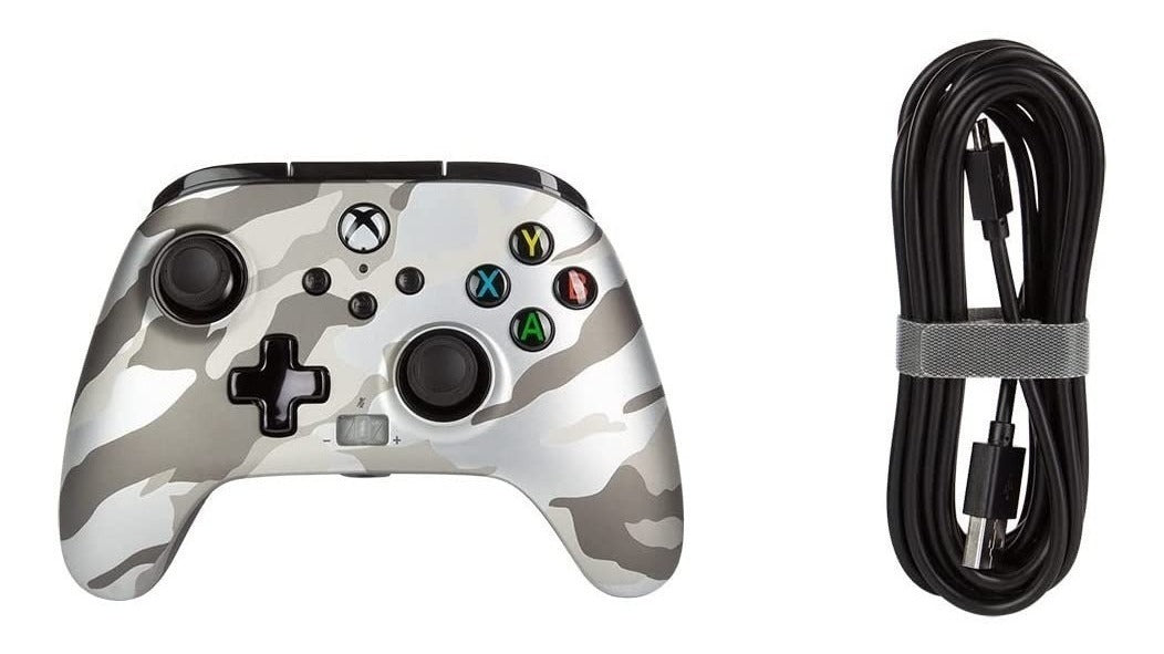 Control Alambrico Powera Xbox One Serie X / S Arctic Camo – imagen 5