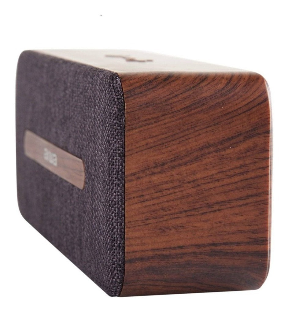 Parlante Bluetooth Portatil De Madera Aiwa Awp-70bt Cafe – imagen 3