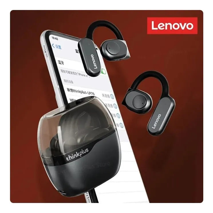 Audífonos Bluetooth Thinkplus Lenovo LP76 Negro – imagen 2