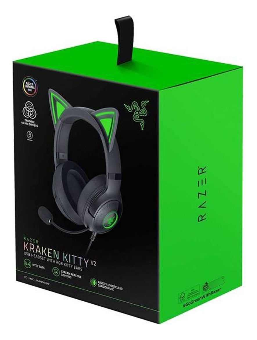 Audifono Gamer Razer Kraken Kitty V2 Usb Negro – imagen 3