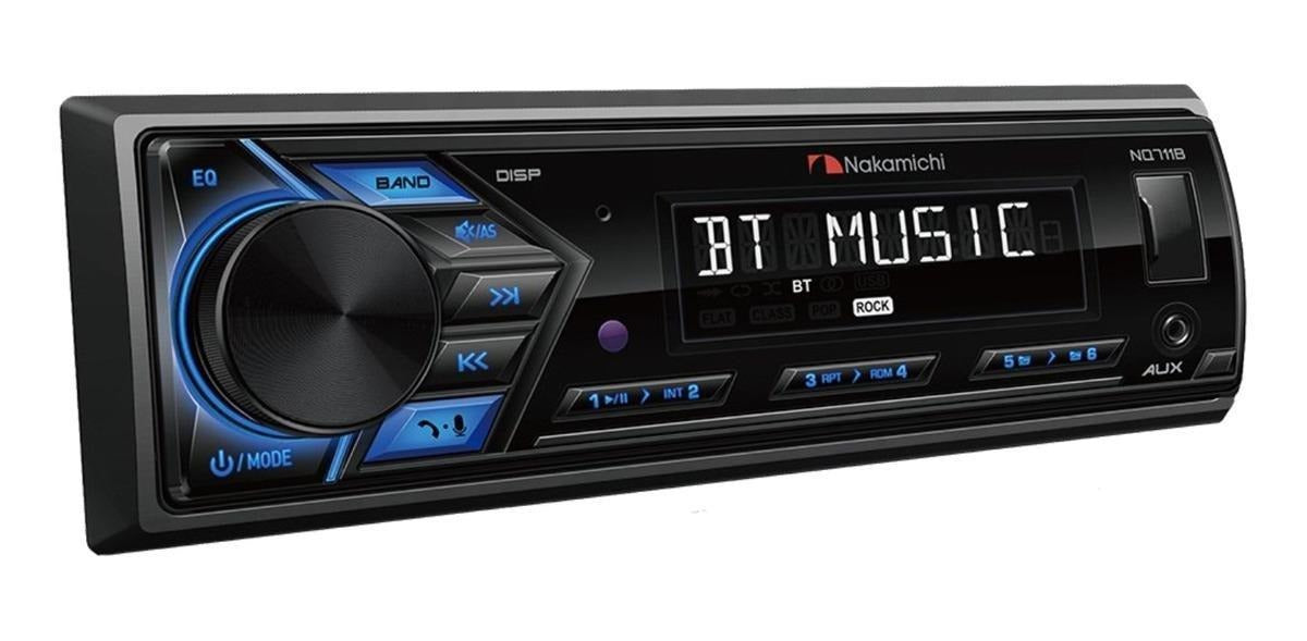Radio De Auto Nakamichi NQ711B Con Usb Bluetooth Negro – imagen 2