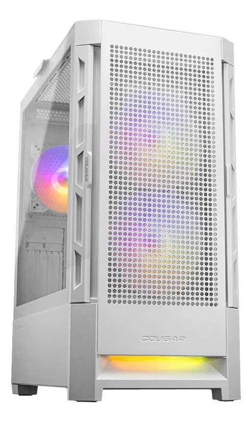 Gabinete Gamer Cougar Duoface RGB Mid Tower Blanco – imagen 3