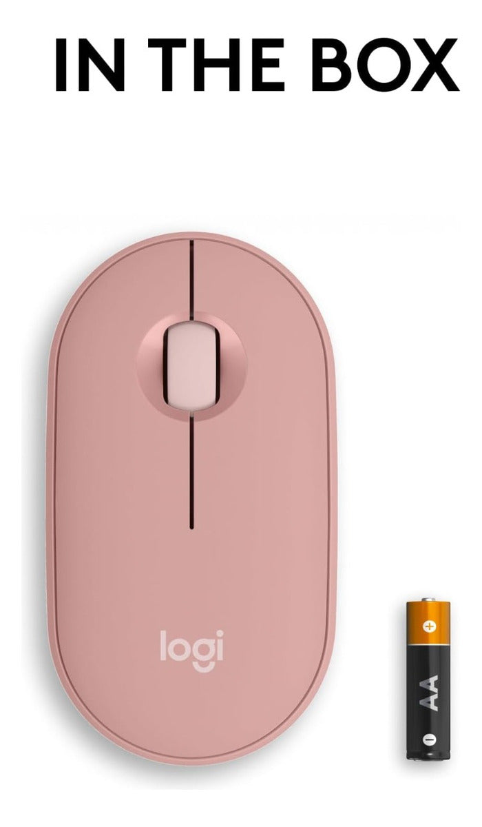 Mouse Inalámbrico Silencioso Logitech Pebble 2 M350s Rosa – imagen 2