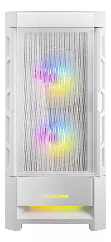 Gabinete Gamer Cougar Duoface RGB Mid Tower Blanco – imagen 2