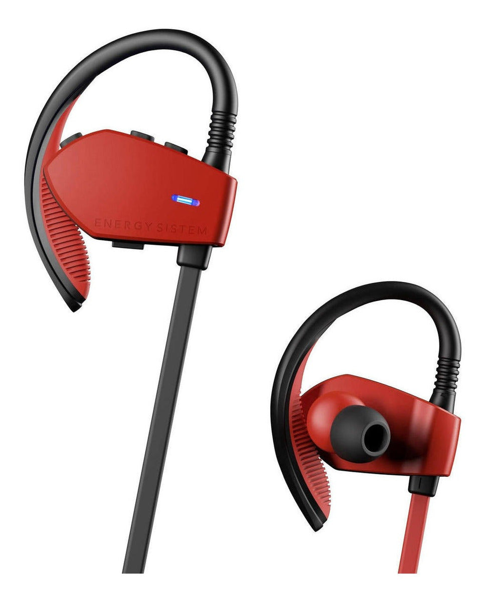 Audifonos Bluetooth Earphones Sport 1 Energy Sistem Negro Rojo – imagen 3