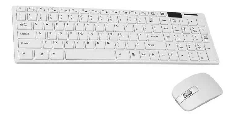 Kit Teclado + Mouse Inalámbrico K-06 2.4g Blanco – imagen 4