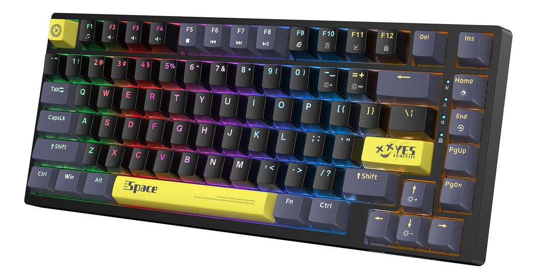 Teclado Gamer Mecanico Onikuma G52 Rgb 82 Teclas Ingles Negro – imagen 2