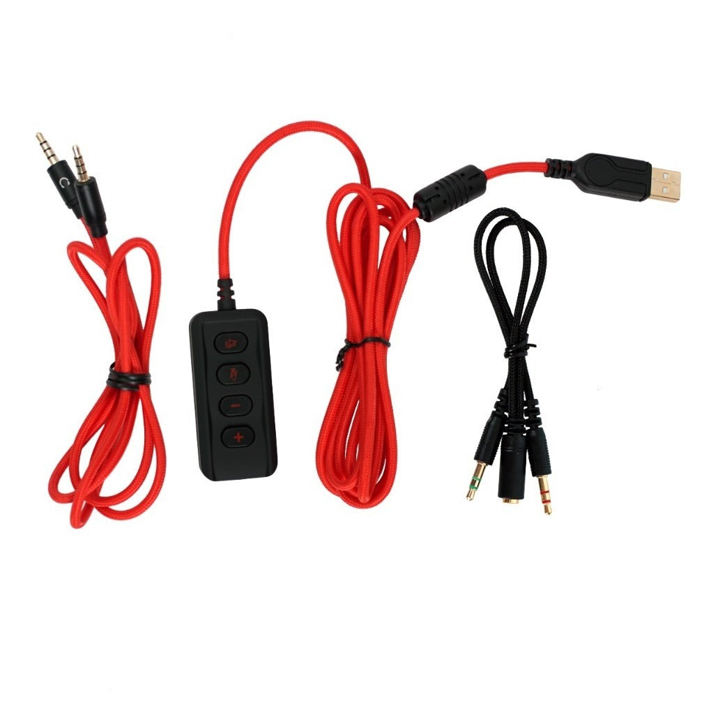 Audífonos Gamer Aviator Classic Usb 7.1 50mm Negro – imagen 3