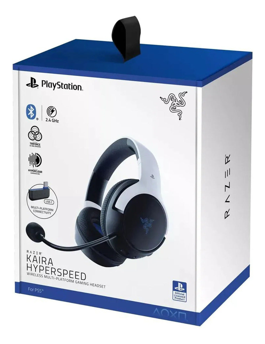 Audifono Gamer Razer Kaira Hyperspeed Inalambrico Playstation Blanco – imagen 4