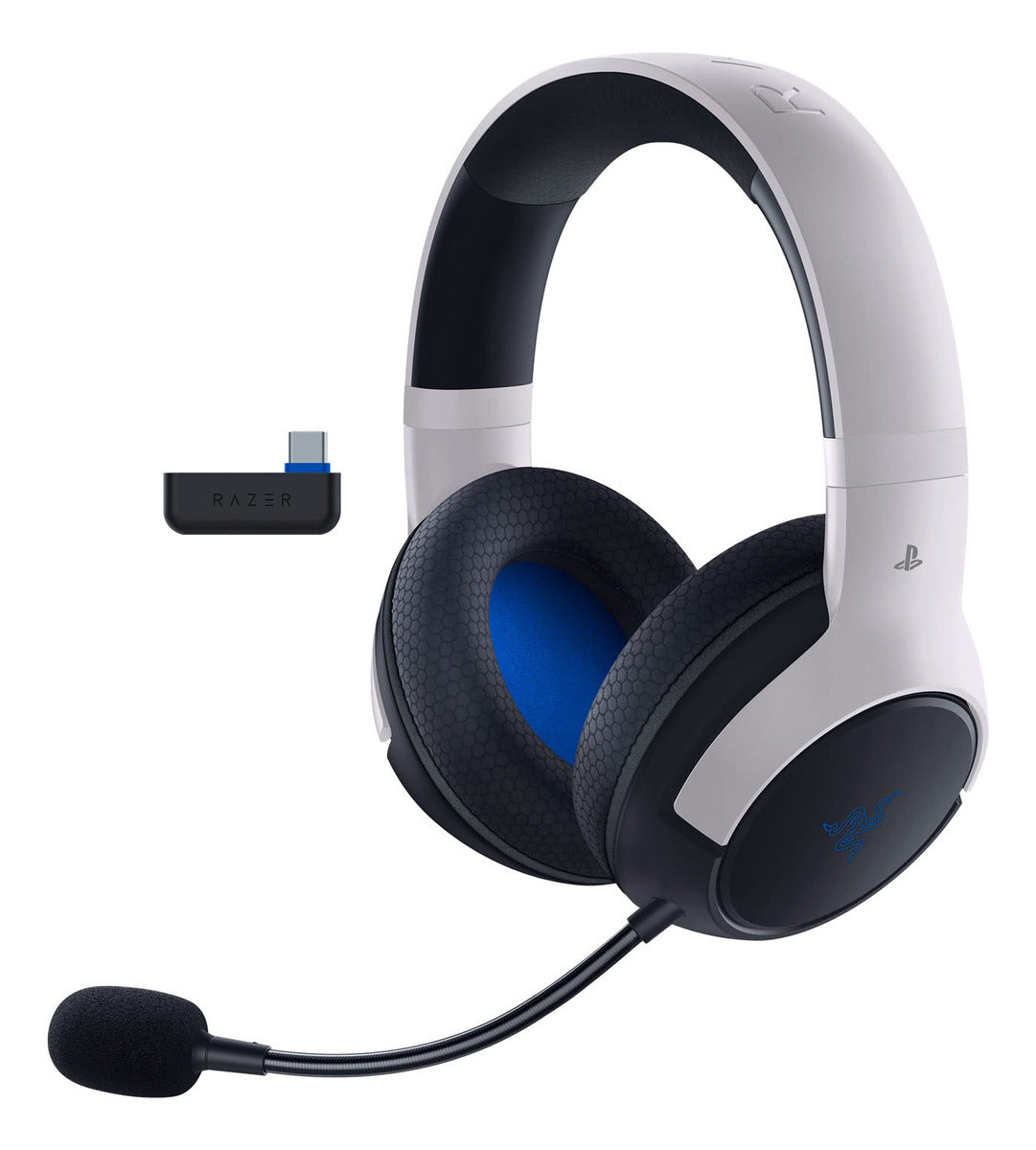 Audifono Gamer Razer Kaira Hyperspeed Inalambrico Playstation Blanco – imagen 2