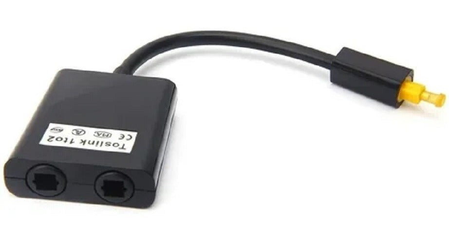 Splitter Óptico Fibra Toslink Digital 1 En 2 Salida De Audio Birlink – imagen 2