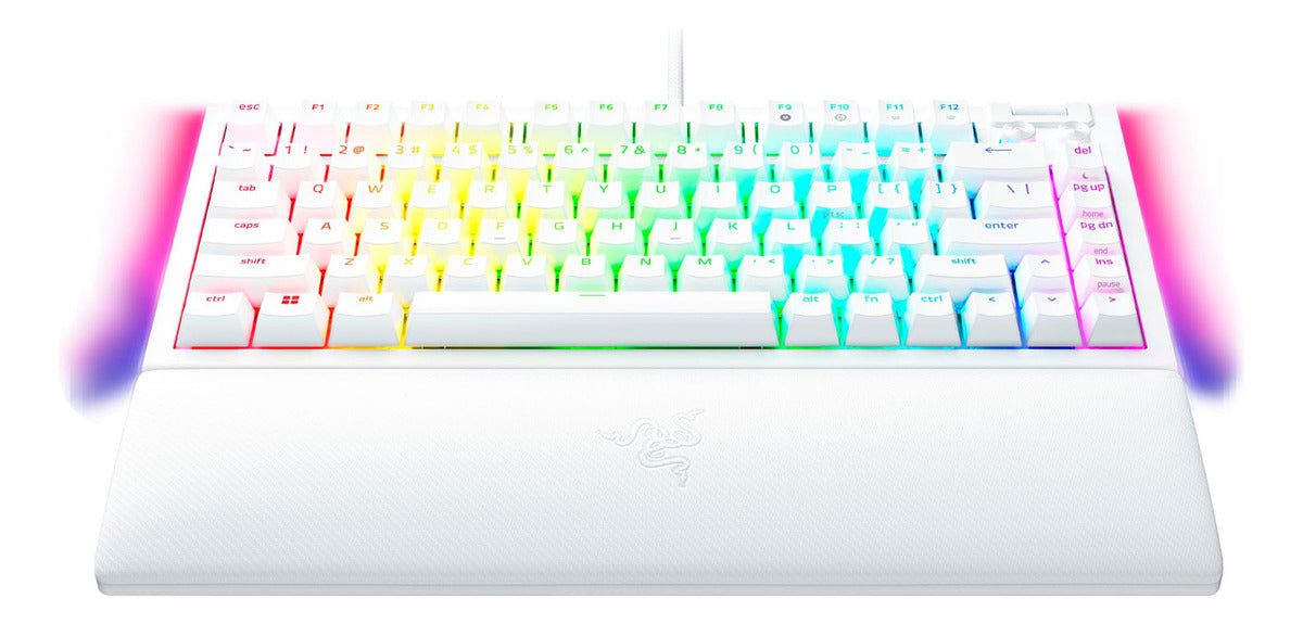 Teclado Gamer Razer Blackwidow V4 75% Switch Naranja Ingles Blanco – imagen 3