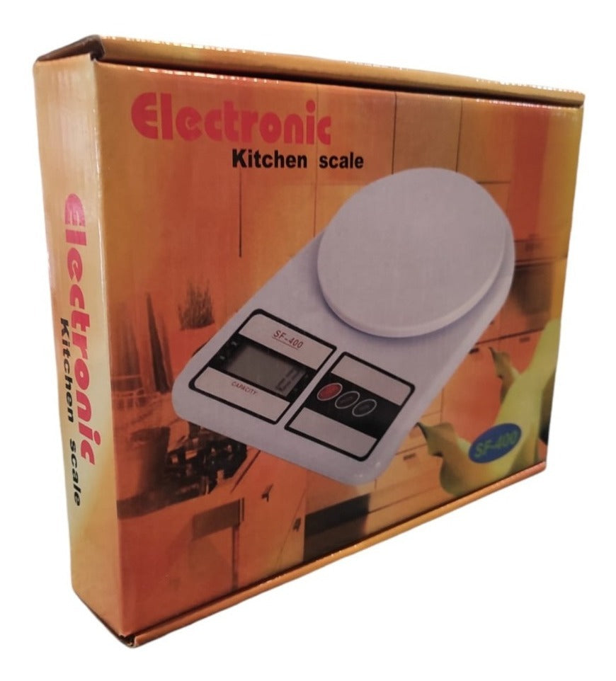 Balanza Pesa De Cocina Digital SF-400 hasta 10kg Blanco – imagen 4