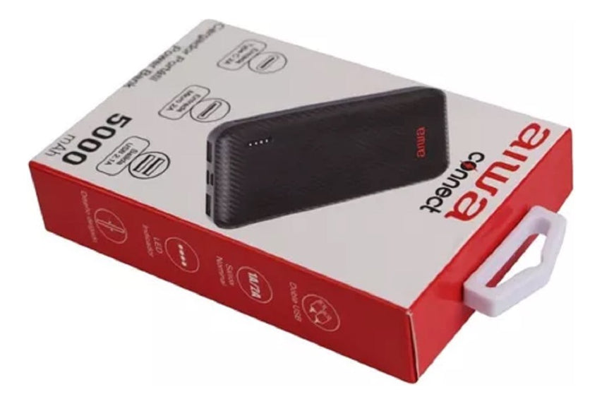 Powerbank Bateria Portatil Aiwa Paw-68 5000 Mah Negro – imagen 3