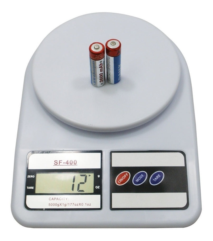 Balanza Pesa De Cocina Digital SF-400 hasta 10kg Blanco – imagen 3