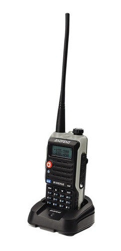 Radio Transmisor Baofeng Intercom Lcd Outdoor Uv-B2 Plus Silver – imagen 2
