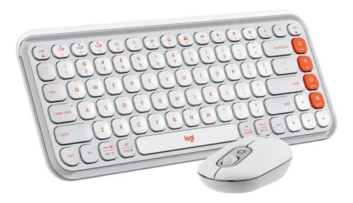 Kit Teclado y Mouse Inalámbricos Logitech Pop Icon Blanco – imagen 2