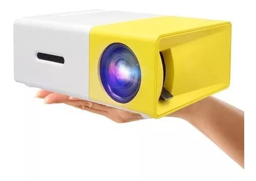 Proyector Portátil Con Control Remoto Hd Amarillo – imagen 2