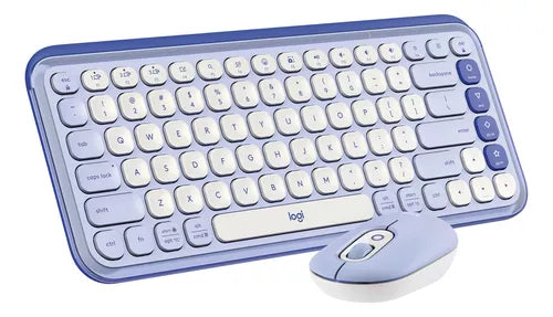 Kit Teclado y Mouse Inalámbricos Logitech Pop Icon Azul – imagen 2
