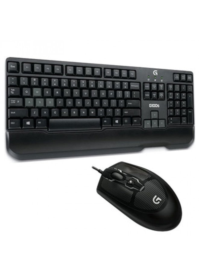 Combo Kit Gamer Teclado y Mouse Logitech G100s Negro – imagen 2