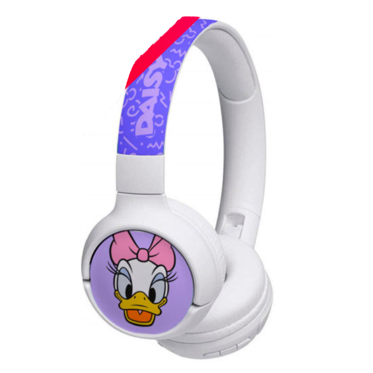 Audífonos Bluetooth Disney Daisy Blanco Morado