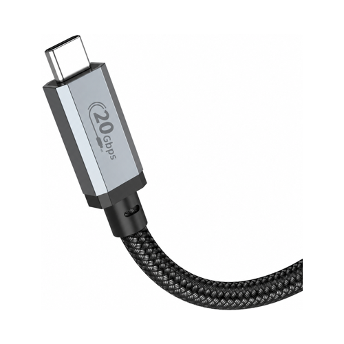 Cable Hoco Us05 USB4 Thunderbolt 3 1m 4K 100W Negro