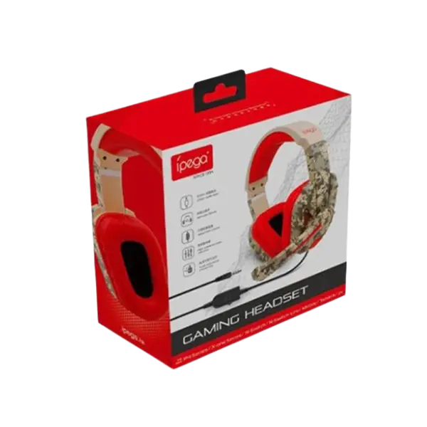 Audifono Gamer Ipega Pg-R005 Pc Ps4 Switch Xbox Rojo – imagen 2