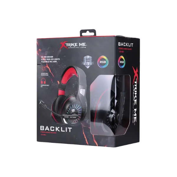 Audífonos Gamer Xtrike Me Gh-890 Pc Ps4 Xbox Switch Negro – imagen 2